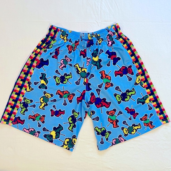 Dynamic Team Sports Other - Grateful Dead Lacrosse Shorts Mens Large Dancing Bears Lax Dynamic Team Sports